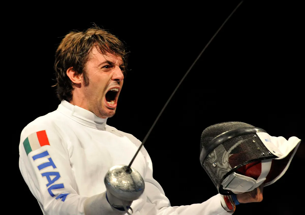 Matteo Tagliariol, men's épée, at the Games of the XXIX Olympiad, Beijing