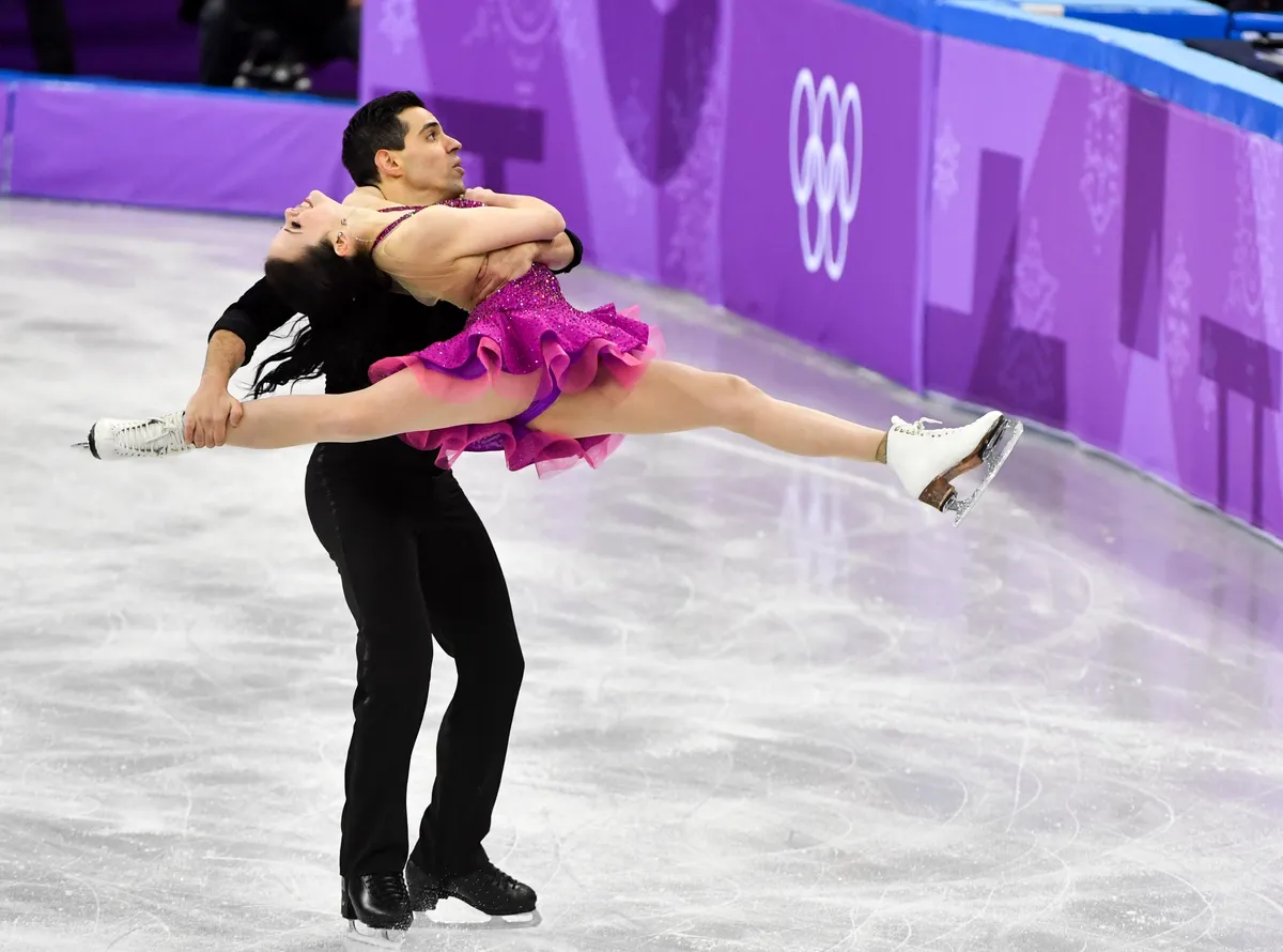 Anna Cappellini, Luca Lanotte, team event, ice dance short, at the XXIII Olympic Winter Games, PyeongChang