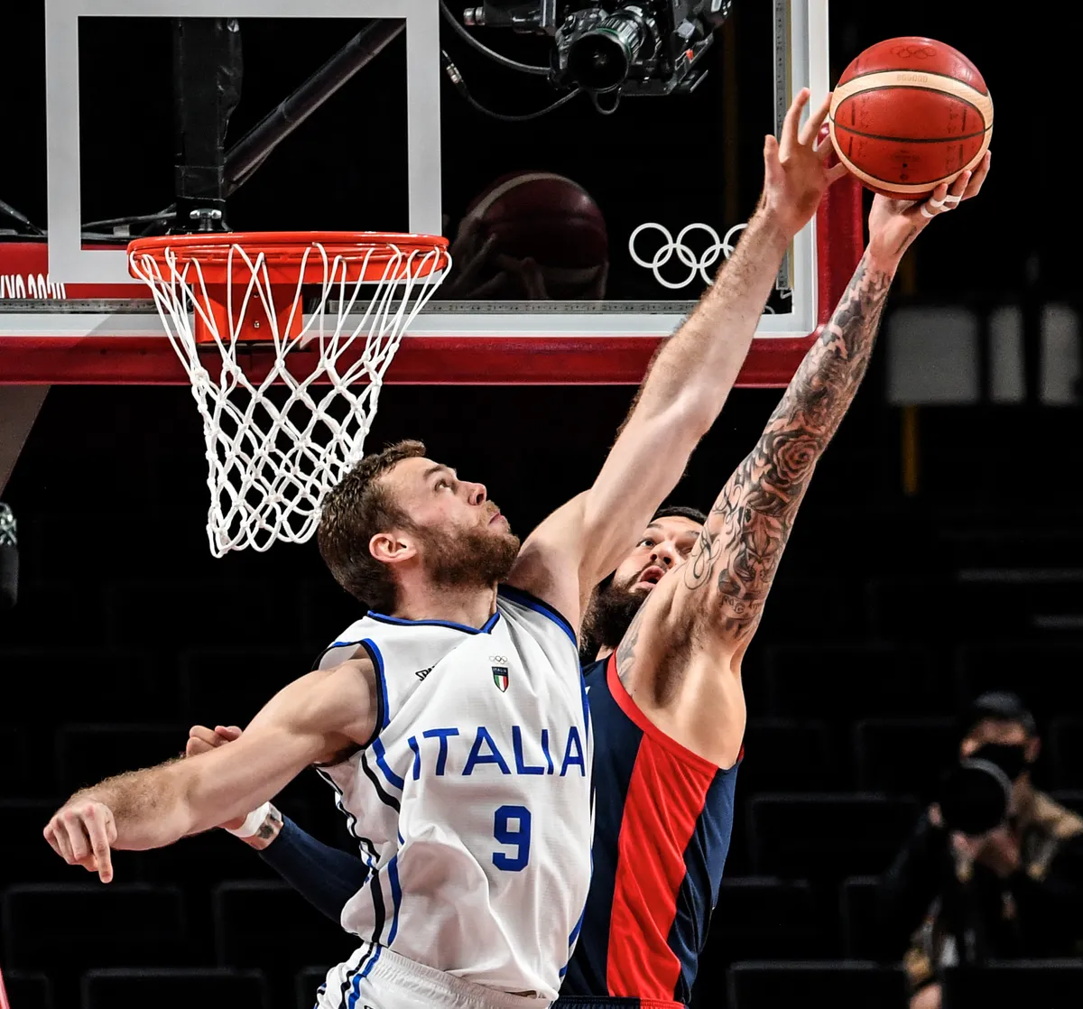 Nicolò Melli, italy – france, at the Games of the XXXII Olympiad, Tokyo