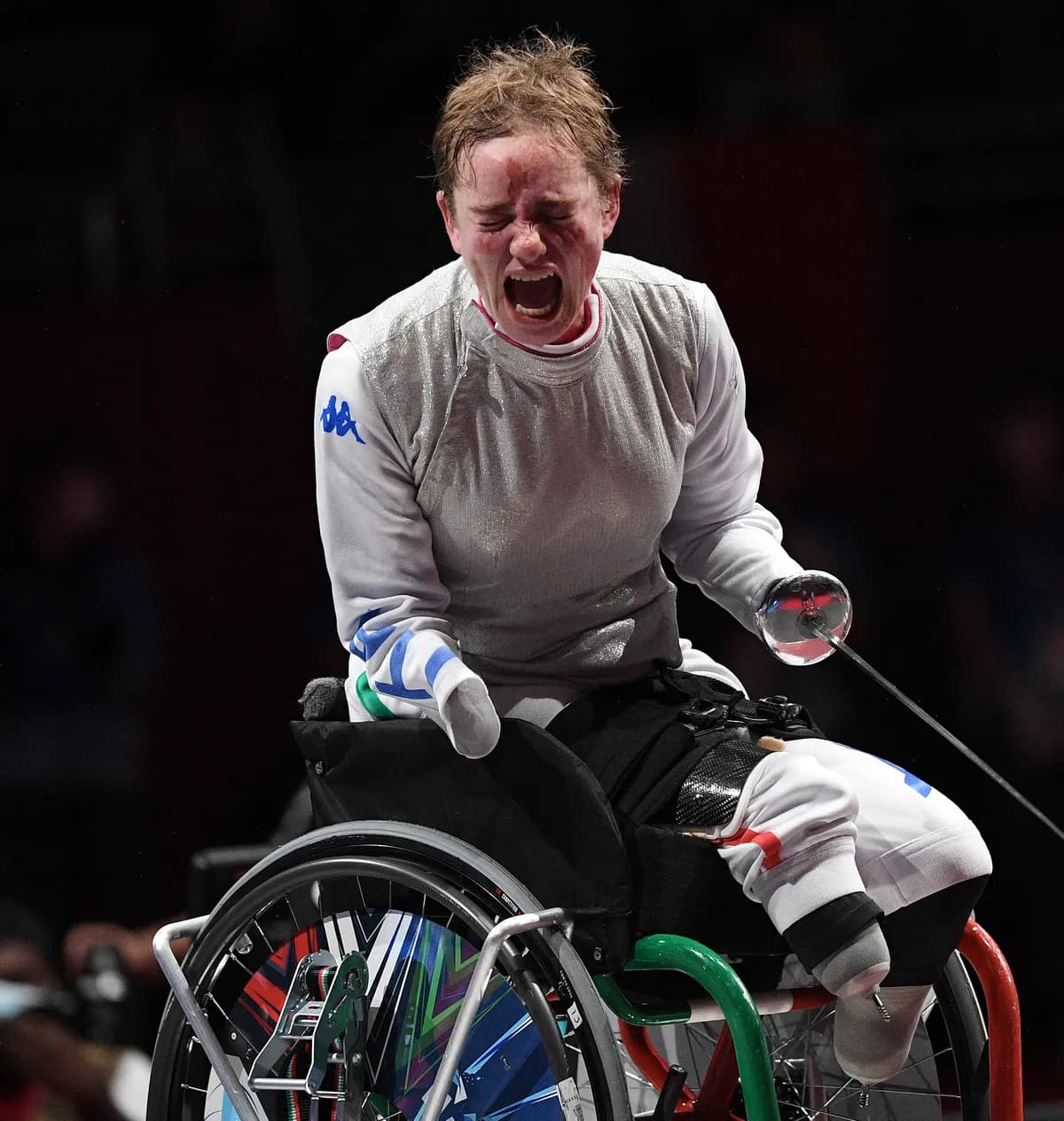 Beatrice Maria Vio, wheelchair fencing, at the Tokyo 2020 Paralympic Games, Tokyo